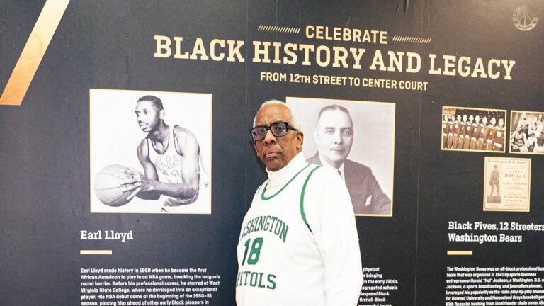 The Washington Wizards Honor the NBA Pioneers