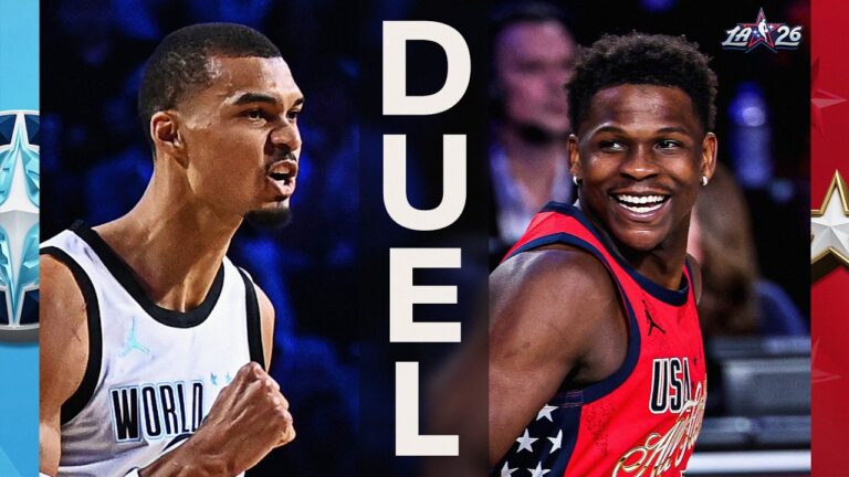 Wemby & Anthony Edwards BALL OUT in 2026 All-Star Game Tournament