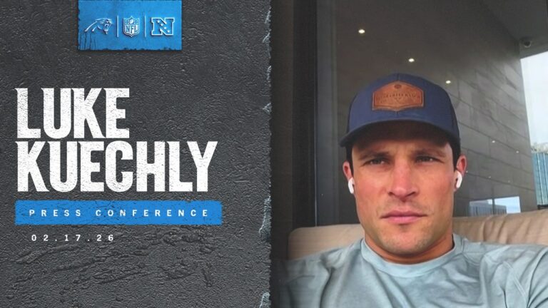 Luke Kuechly Hall of Fame Press Conference Carolina Panthers