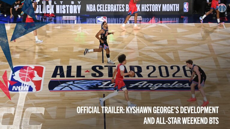 OFFICIAL TRAILER: Kyshawn George’s Journey to NBA Rising Stars All-Star Weekend BTS