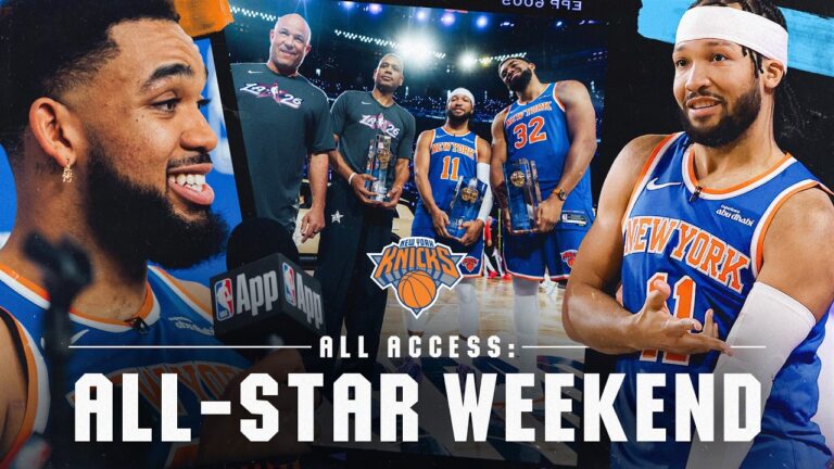 KNICKS ALL-ACCESS: Team Knicks Light Up All-Star Weekend: Brunson, KAT & Shooting Stars Champs