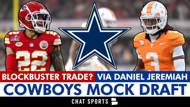 Cowboys Mock Draft From Daniel Jeremiah: BLOCKBUSTER Trent McDuffie Trade Idea Round 1 Picks