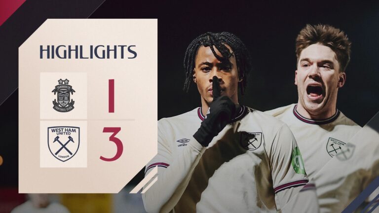 Tamworth 1-3 West Ham U21 Semi-Final National League Cup Highlights