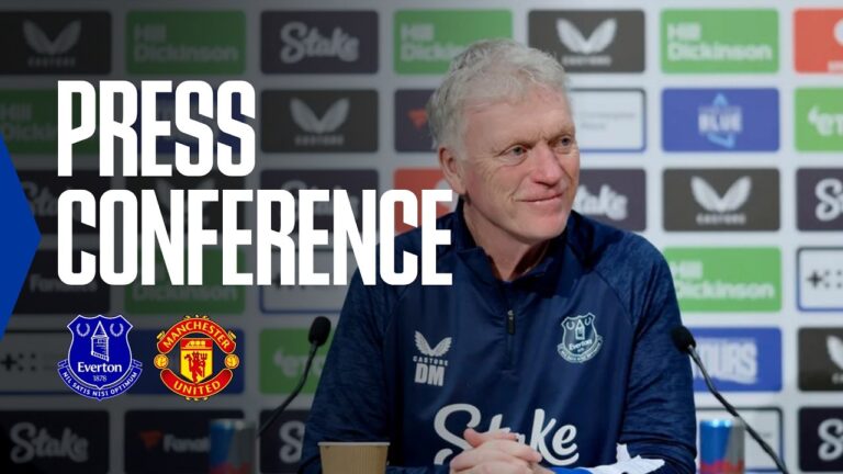 EVERTON v MANCHESTER UNITED David Moyes’ Premier League press conference