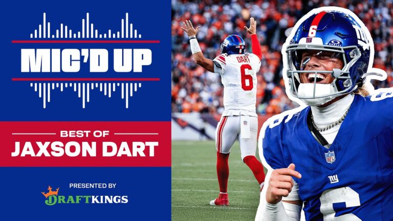 Jaxson Dart Mic&39d Up: &quotHere we go baby&quot New York Giants