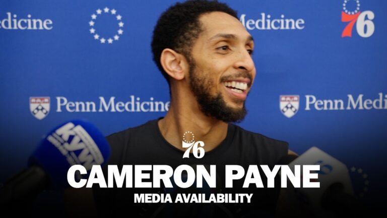 Philadelphia 76ers Media Availability Cameron Payne 02.18.26
