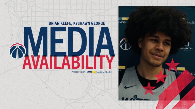 Practice Media Availability: Kyshawn George and Head Coach Brian Keefe 2.18.26