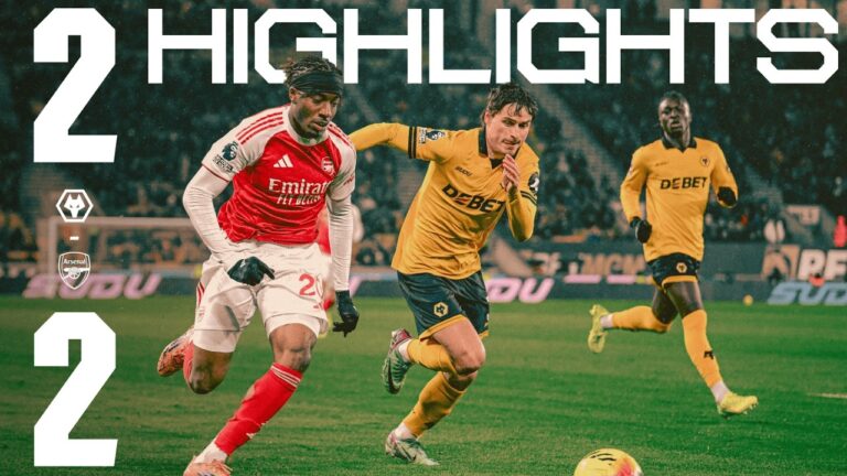 HINCAPIE GRABS FIRST GOAL FOR CLUB IN AWAY DRAW HIGHLIGHTS Wolves 2 – 2 Arsenal Premier League
