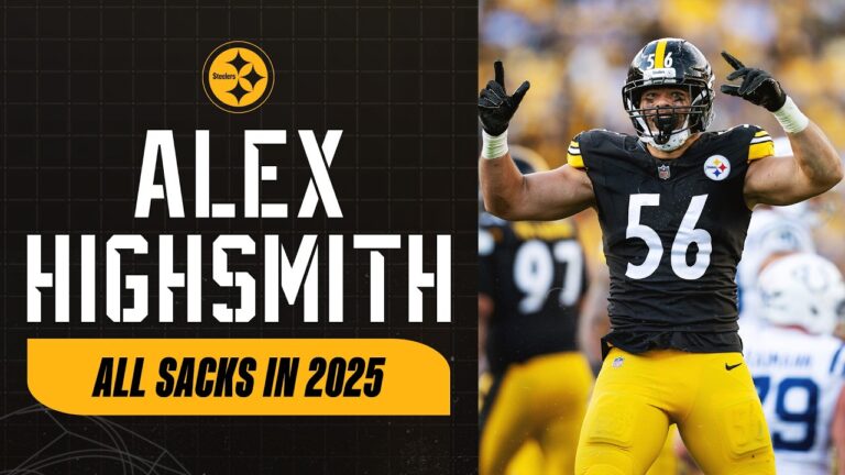 All of Alex Highsmith’s 9.5 Sacks in 2025 Pittsburgh Steelers
