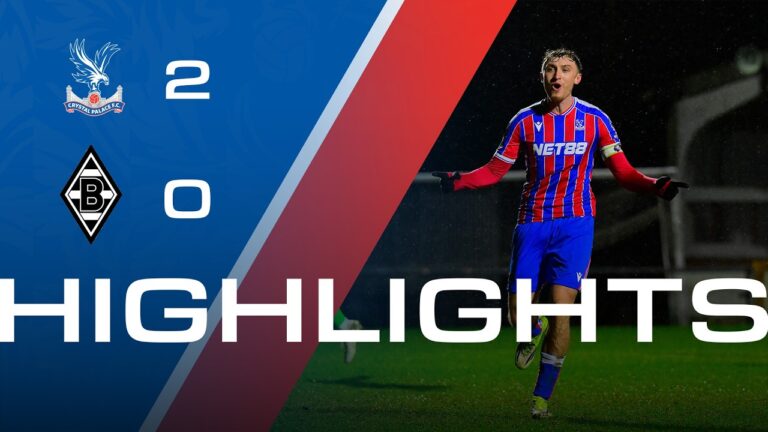 PALACE PROGRESS TO THE NEXT ROUND Crystal Palace 2-0 Borussia Mönchengladbach U21 Highlights
