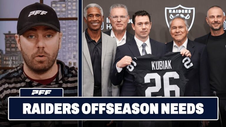 Las Vegas Raiders Offseason Team Needs! PFF NFL Show
