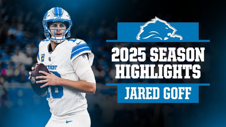 The best of Jared Goff’s 2025 season Detroit Lions Highlights