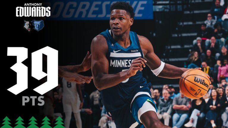 Anthony Edwards Scores 39 Points at Grizzlies 02.02.26