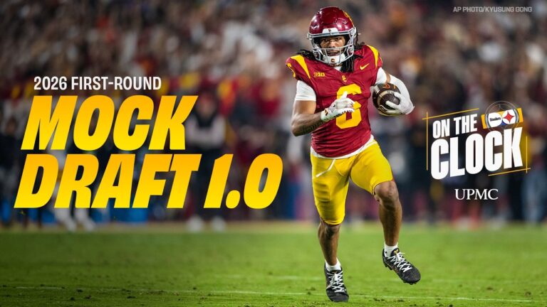 2026 Mock Draft 1.0 On the Clock Pittsburgh Steelers