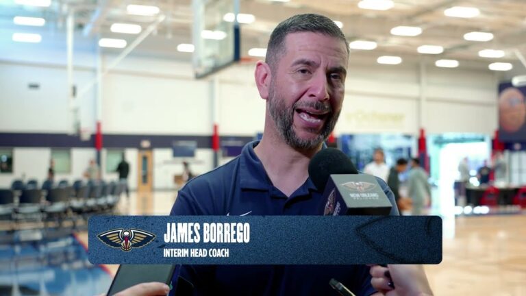 James Borrego on Dejounte Murray’s return Pelicans Practice 2 19 26