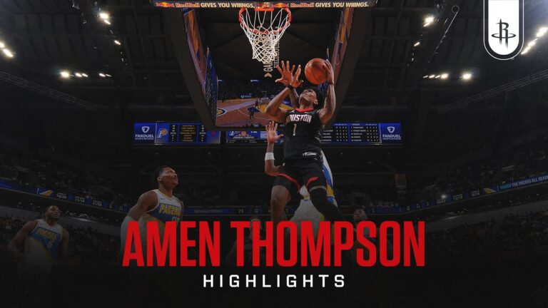 Amen Thompson (16 points) Highlights vs. Indiana Pacers