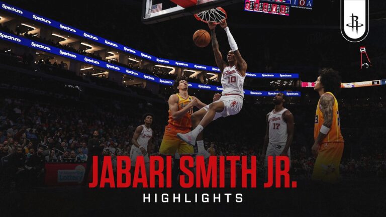 Jabari Smith Jr. (15 points) Highlights vs. Charlotte Hornets