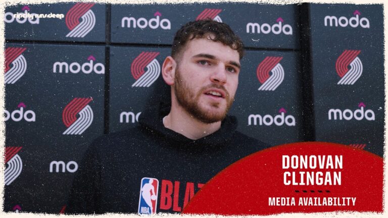 Donovan Clingan Discusses Areas For Improvement, All-Star Weekend