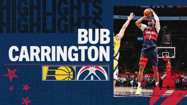 Highlights: Bub Carrington Scores 13 Points vs. Indiana Pacers 02.19.26