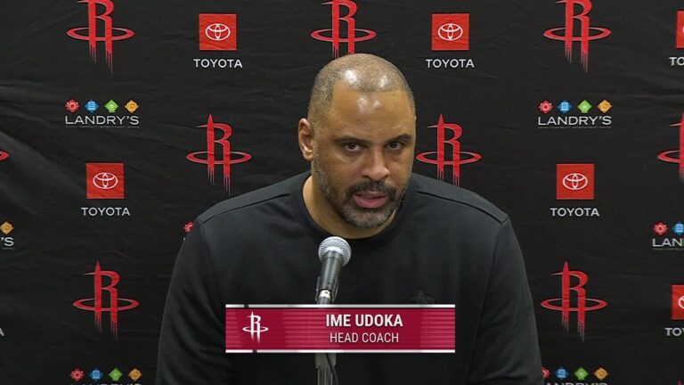 Ime Udoka with a Press Conference vs Pacers