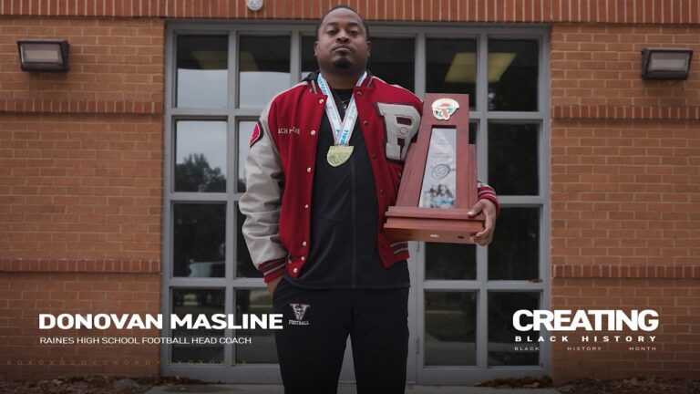 Creating Black History: Raines HS Football Head Coach Donovan Masline Jacksonville Jaguars