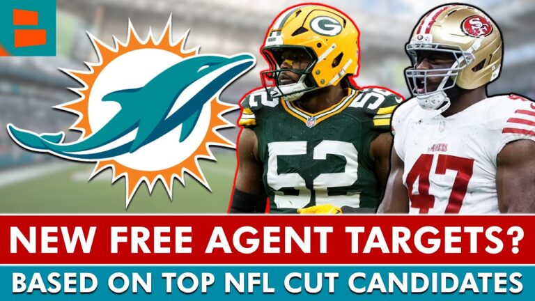 5 BIG-NAME Players Miami Dolphins Could Sign Based On Top NFL Cut Candidates