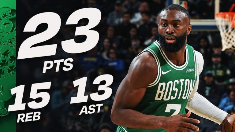 Jaylen Brown Does It ALL 23-15-13 Triple-Double vs Warriors February 19, 2026