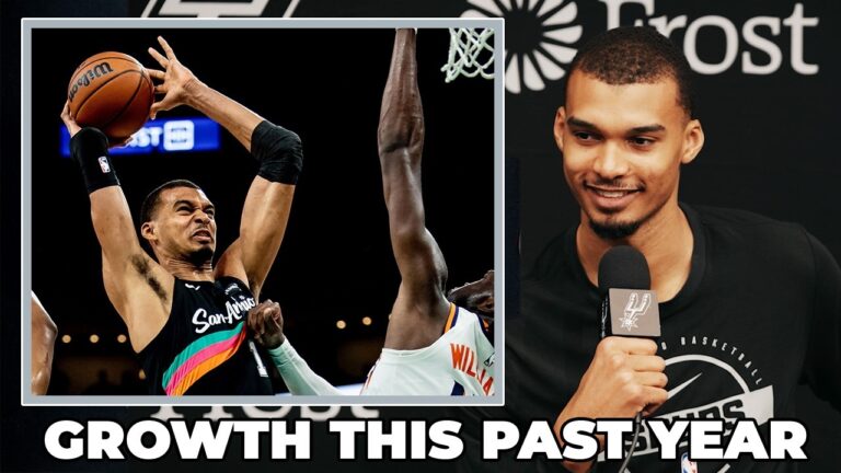 Victor Wembanyama on Growing as a Player in the Past Year