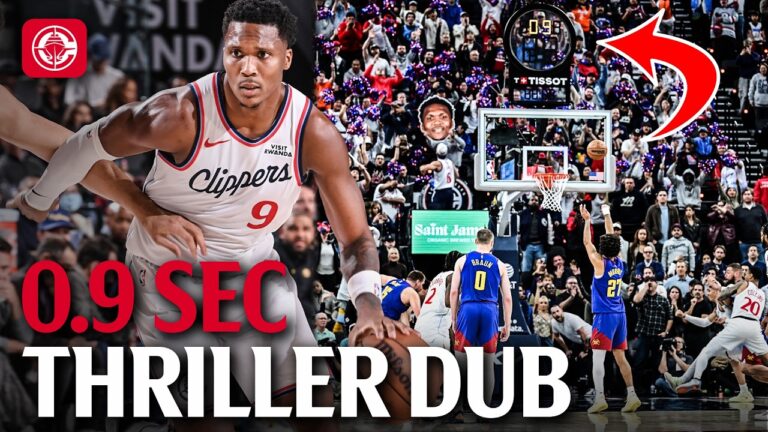 Clippers Hold It Down in 0.9-Second Win vs Nuggets