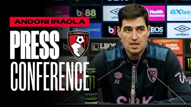 Andoni Iraola on West Ham form, Kroupi impact and Tavernier latest Premier League Press Conference