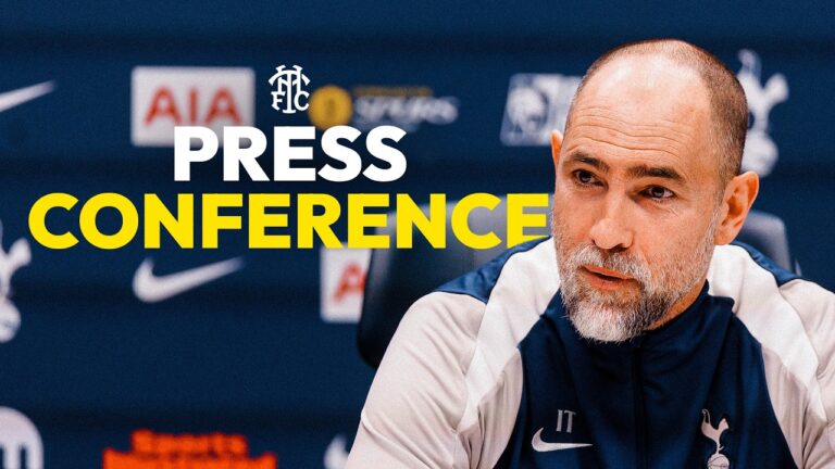 Igor Tudor’s first press conference as Tottenham Hotspur Head Coach Spurs v Arsenal