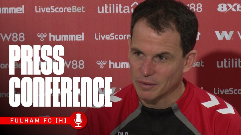 We want to stay aggressive Régis Le Bris Previews Fulham Test Press Conference