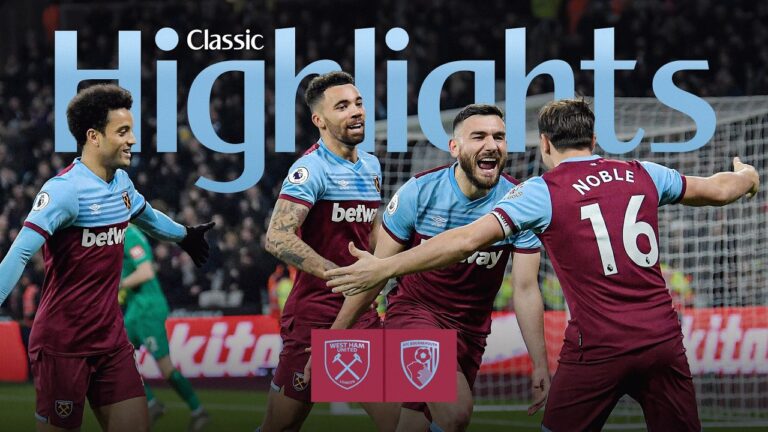 Mark Noble Leads Demolishing Job! West Ham 4-0 Bournemouth Classic Highlights