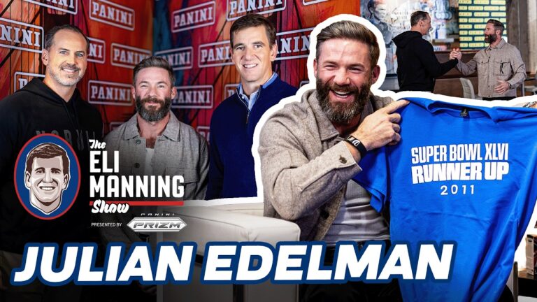 Eli Manning vs. Julian Edelman in Table Tennis: Super Bowl Rematch?! The Eli Manning Show