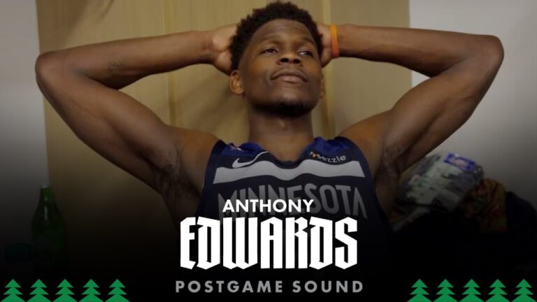 Finish Strong, And Play Through It. Anthony Edwards Postgame Sound 2.2.26