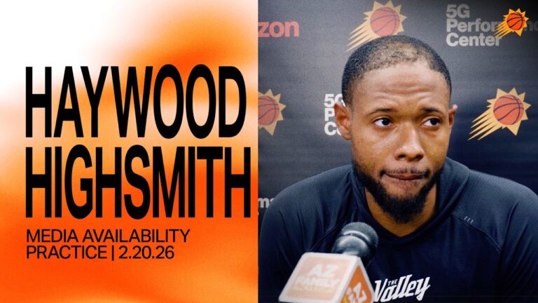 Haywood Highsmith Practice Media Availability Phoenix Suns 2-20-26