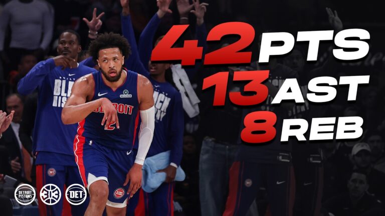 Cade Cunningham Goes Off At MSG 42 PTS, 13 AST & 8 REB cadecunningham pistons nba mvp