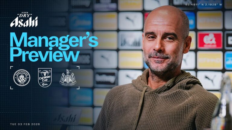 WATCH LIVE! MANAGERS PREVIEW: Pep Guardiola Press Conference Man City v Newcastle Carabao Cup