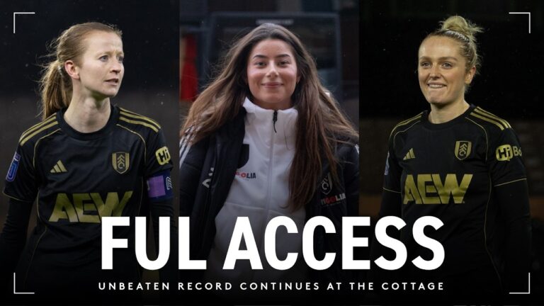 Player’s POV at Craven Cottage BEHIND-THE-SCENES AND VLOG Undefeated FFCW take on QPR