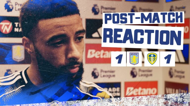 Its a valuable point Jayden Bogle Aston Villa 1-1 Leeds United