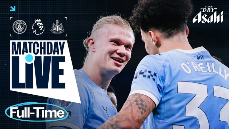 HUGE WIN FOR CITY PUTS THEM TWO POINTS OFF TOP! Manchester City 2-1 Newcastle Premier League