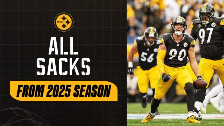 All Sacks from the 2025 Season Pittsburgh Steelers