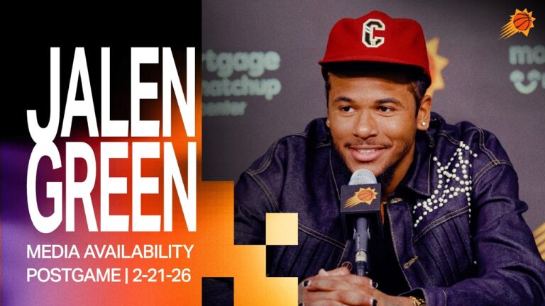 Jalen Green Postgame Media Availability Phoenix Suns 2-21-26