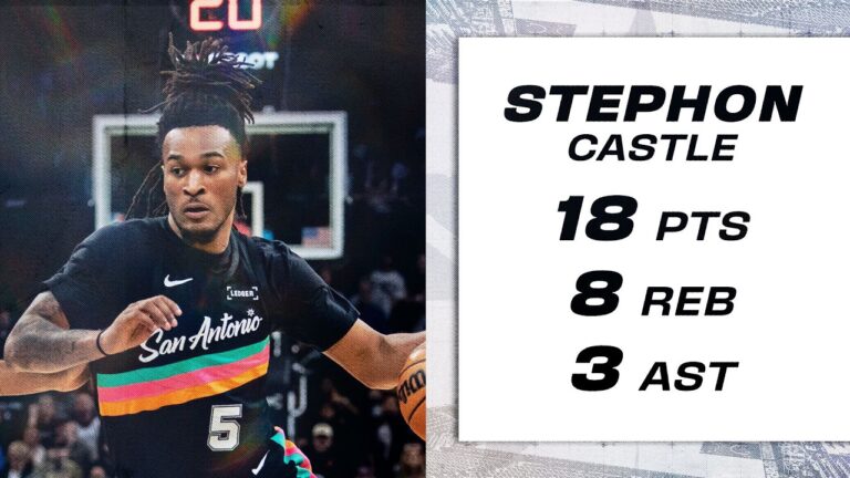 Stephon Castle Lights It Up in Austin for 18 PTS, 8 REB!