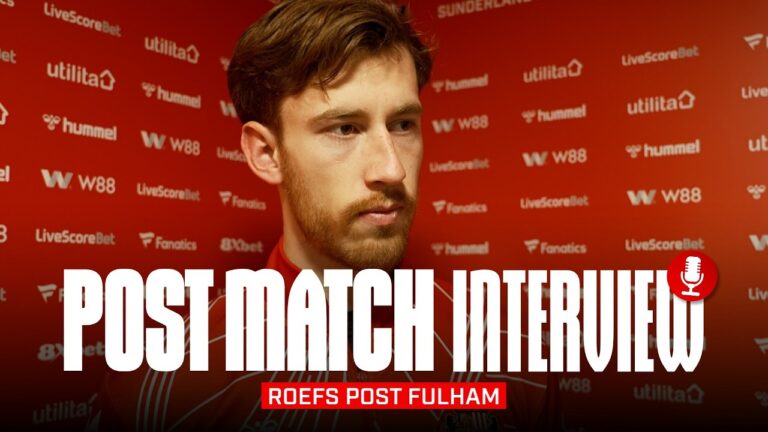We need to step up our game Roefs Post Fulham Defeat Post Match Interview