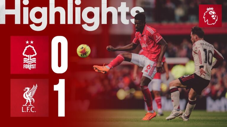 Nottingham Forest 0-1 Liverpool Premier League Highlights
