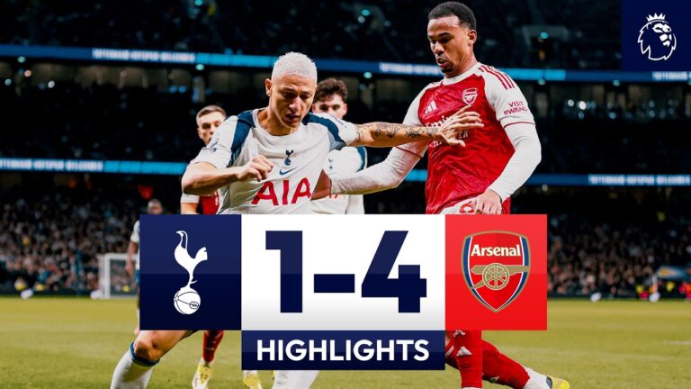 Spurs 1-4 Arsenal Premier League Highlights