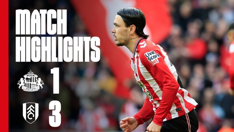 Le Fée Scores But Visitors Take Points Sunderland AFC 1 – 3 Fulham FC Premier League Highlights