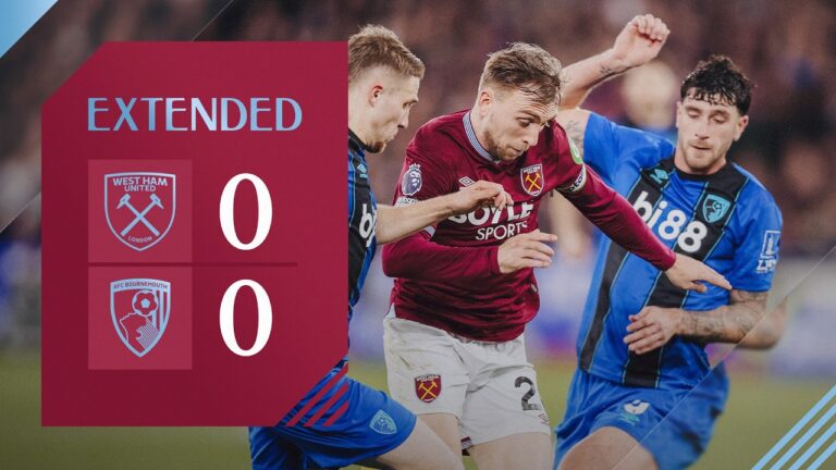 Hammers Frustrated By Cherries West Ham 0-0 Bournemouth Premier League Extended Highlights