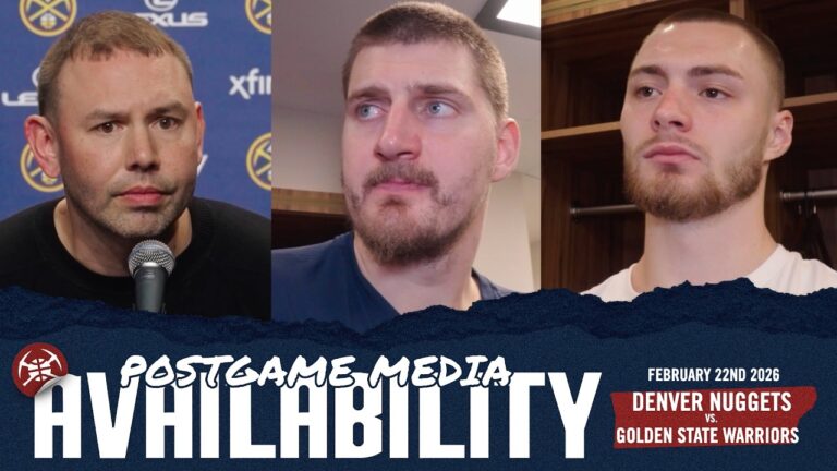 ALL Denver Nuggets Postgame Media vs. GSW